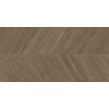 Плитка керамогранит Delacora 120x60 Chevron Dark D120249M Walnut Матовая карвинг