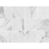 Плитка Azteca напольная керамогранит 60x60 Pav. Marble lux silver лаппатированная серый