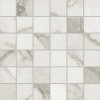 Плитка Azteca мозаика керамогранит 30x30 Mosaico Calacatta Lux Silver глянцевая серый