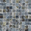 Плитка Ceramiche Brennero мозаика керамогранит 29x29 Mosaico Legend Blu лаппатированная синий