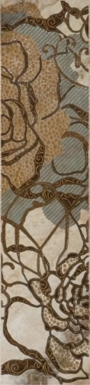 Плитка настенная Атем 60x14 бордюр Roza BT Reale глянцевая глазурованная