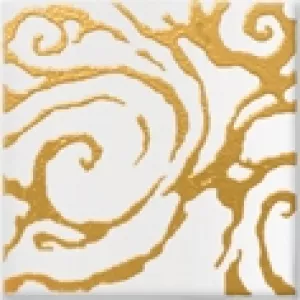 Плитка настенная Атем 10x10 декор VERSUS белый W Orly глянцевая глазурованная