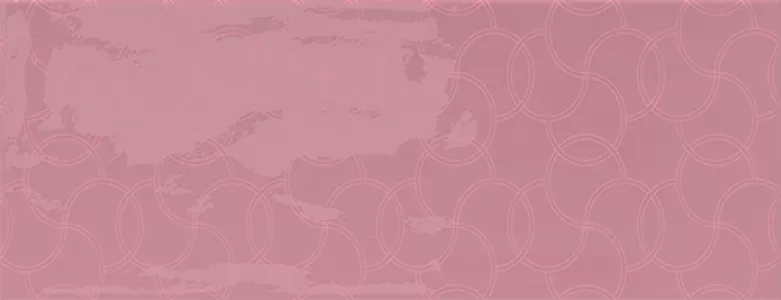 Плитка Azulev облицовочная 65x25 Rev. Decor diverso rosa slimrect pri глянцевая розовый