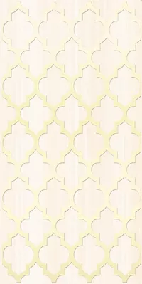 Плитка настенная Ceramica Classic 50x25 декор бежевый Buhara неполированная глянцевая глазурованная