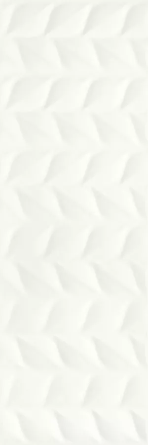 Плитка настенная Ceramika Paradyz 75x25 Bianco Struktura A Elia глянцевая глазурованная