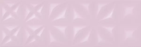 Плитка настенная Cersanit 75x25 рельеф розовый LLU072D Lila глянцевая глазурованная