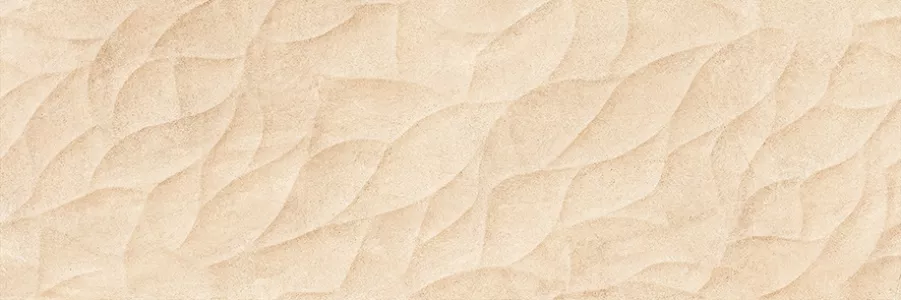 Плитка настенная Cersanit 75x25 рельеф бежевый SXU012D Sahara матовая глазурованная
