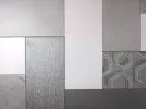 Настенная плитка Decor Solid Silver 25x60 - Cifre