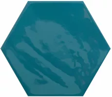 Плитка Cifre настенная 18x16 Kane Hexagon Marine глянцевая