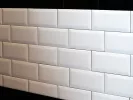 Керамическая плитка (кабанчик) Biselado Blanco Brillo 7,5x15 см