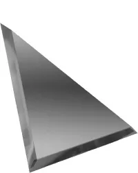 Плитка настенная Дст 30x30 декор Треугольная зеркальная графитовая с фацетом 10 ТЗГ1-04 - 10шт Зеркальная Плитка