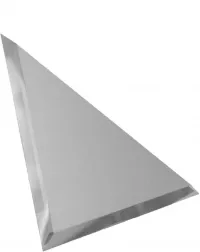 Плитка настенная Дст 18x18 декор Треугольная зеркальная серебряная с фацетом 10 ТЗС1-01 - 10шт Зеркальная Плитка