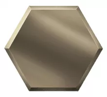 Плитка настенная Дст 25x22 декор бронзовая СОТА СОЗБ2 Зеркальная Плитка