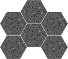 Плитка Ecoceramic универсальная керамогранит 24x20 EC.Inspire grey hex матовая серый