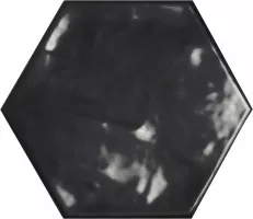 Плитка Ecoceramic универсальная керамогранит 24x20 EC.B.Chiara negro hex