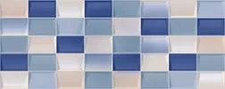 Плитка Керлайф облицовочная 51x20 Плитка ELISSA MOSAICO BLU 1c глянцевая разноцветная