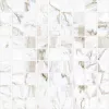 Плитка напольная керамогранит Kerranova 30x30 мозаика K-1001 LR m01 Calacatta Marble Trend лаппатированная глазурованная