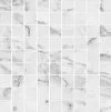 Плитка напольная керамогранит Kerranova 30x30 мозаика Marble Trend K-1000 MR m01 Carrara неполированная матовая глазурованная
