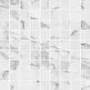 Плитка напольная керамогранит Kerranova 30x30 мозаика Marble Trend K-1000 LR m01 Carrara лаппатированная глазурованная