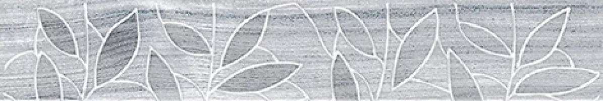 Плитка настенная Laparet 40x6 бордюр тёмно-серый 66-03-06-1344 Bona глянцевая глазурованная