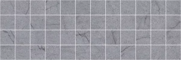 Плитка настенная Laparet 60x20 мозаика декор мозаичный серый MM11187 Rock матовая глазурованная