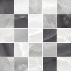 Laparet Prime декор мозаичный серый микс MM34040 25х25