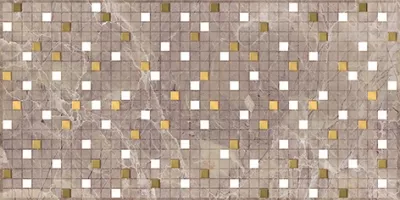 Плитка настенная Laparet 40x20 декор Helias коричневый 08-03-15-1362 Nemo глянцевая глазурованная