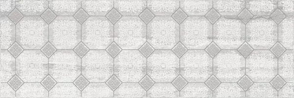 Плитка настенная Laparet 60x20 декор серый Glossy глянцевая глазурованная