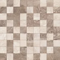 Плитка настенная Laparet 30x30 мозаика т.серый+серый Polaris Серый глянцевая глазурованная