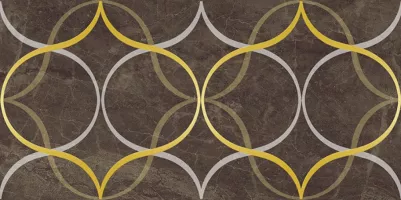 Плитка настенная Laparet 60x30 декор Resonanse коричневый Crystal глянцевая глазурованная