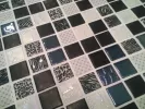 Стеклянная мозаика Safari Negro 31,6x31,6 - Mosavit