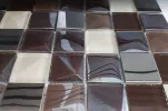 Стеклянная мозаика Kubic chocolate 30x30- Mosavit