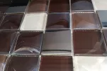 Стеклянная мозаика Kubic chocolate 30x30- Mosavit