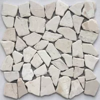 Мозаика из натурального камня Piedra Noa Blanca 30x30 - Mosavit