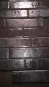 Настенная плитка (керамогранит) Brickwall Negro 7x28 - Pamesa