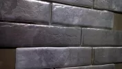 Настенная плитка (керамогранит) Brickwall Negro 7x28 - Pamesa