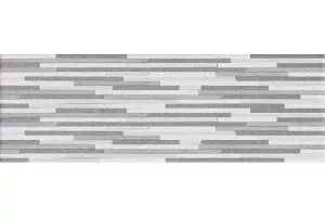 Плитка настенная Laparet 60x20 декофон серый мозаика 17-10-06-490 Vega Серый матовая глазурованная