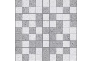 Плитка настенная Laparet 30x30 мозаика т.серый+серый Vega Серый матовая глазурованная