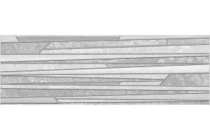 Плитка настенная Laparet 60x20 декор Tresor серый 17-03-06-1187-0 Alcor матовая глазурованная