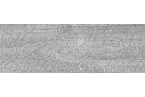 Плитка настенная Laparet 60x20 декор Blast серый 17-03-06-1191-0 Envy матовая глазурованная
