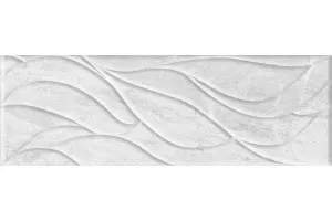 Плитка настенная Laparet 60x20 декофон серый рельеф 17-10-06-1179 Pegas Серый матовая глазурованная