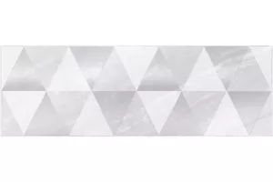 Плитка настенная Laparet 60x20 декор Perla белый 17-03-00-1186-0 Diadema глянцевая глазурованная