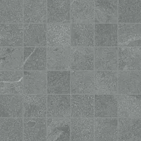 Плитка Италон мозаика 30x30 Материя Карбонио/Carbonio Mosaico матовая