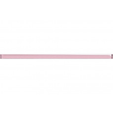 Бордюр Cersanit Universal Glass Спецэлемент стеклянный розовый UG1U071 75x3