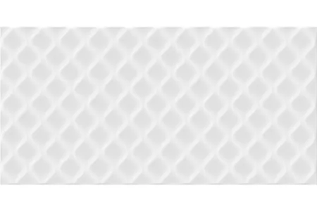 Плитка настенная Cersanit 60x30 декофон облицовочная рельеф белый DEL052D Deco глянцевая глазурованная