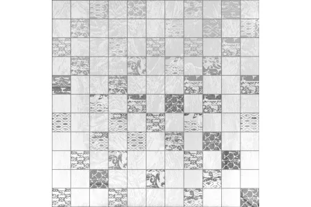 Плитка мозаика AltaCera 31x31 Mosaic Vesta Silver DW7MSV00 Glent Глянцевая