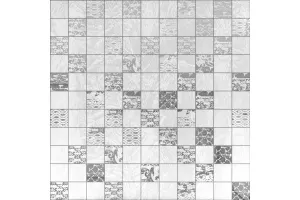 Плитка мозаика AltaCera 31x31 Mosaic Silver DW7MSV00 Vesta Глянцевая