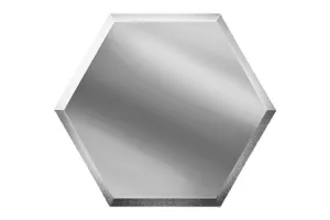 Плитка настенная Дст 25x22 декор серебряная СОТА СОЗС2 Зеркальная Плитка