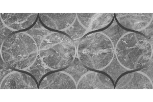 Плитка настенная Laparet 60x30 декор Resonanse серый Crystal глянцевая глазурованная