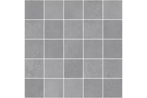 Плитка настенная Laparet 25x25 мозаика декор мозаичный серый MM34042 Depo матовая глазурованная
